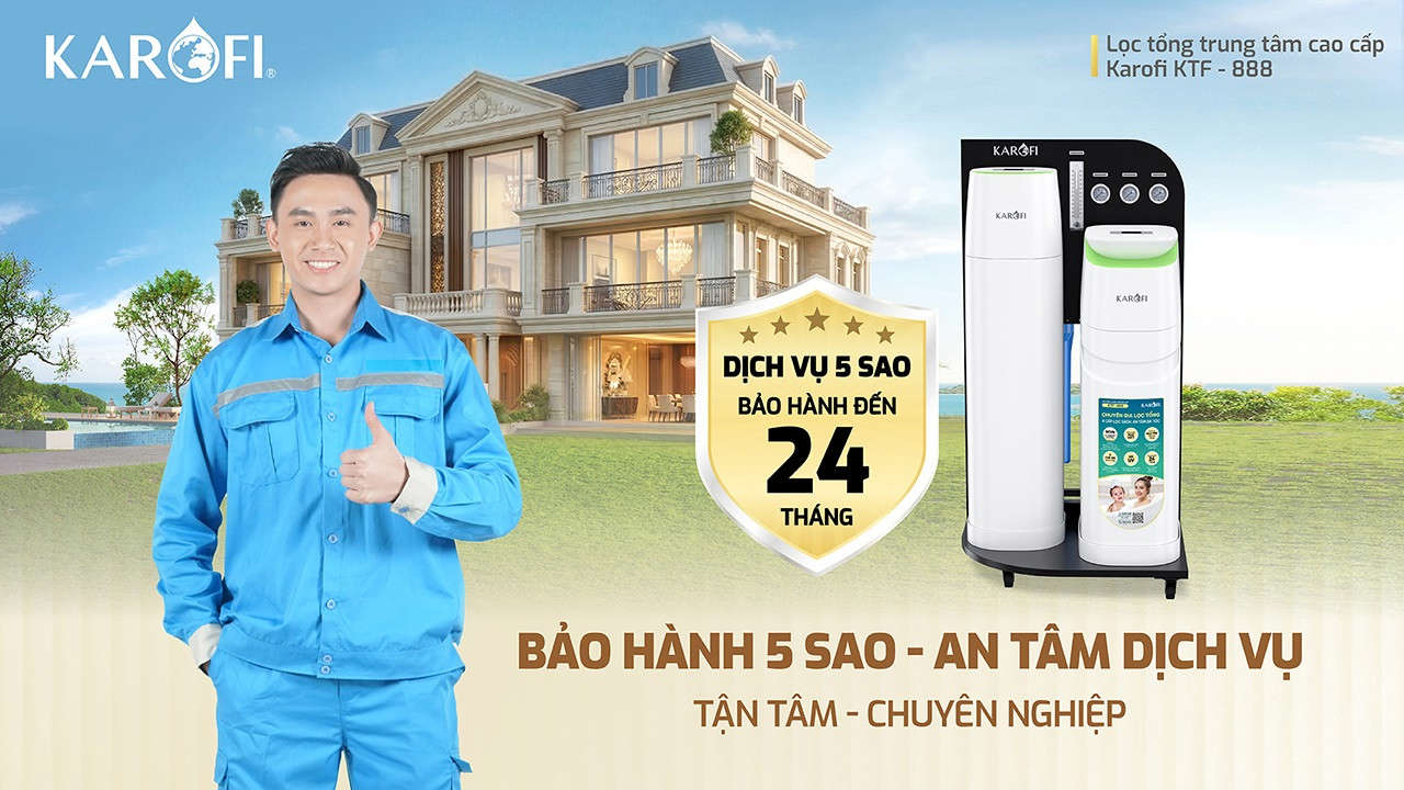 Lọc Tổng Trung Tâm Cao Cấp Karofi KTF - 888